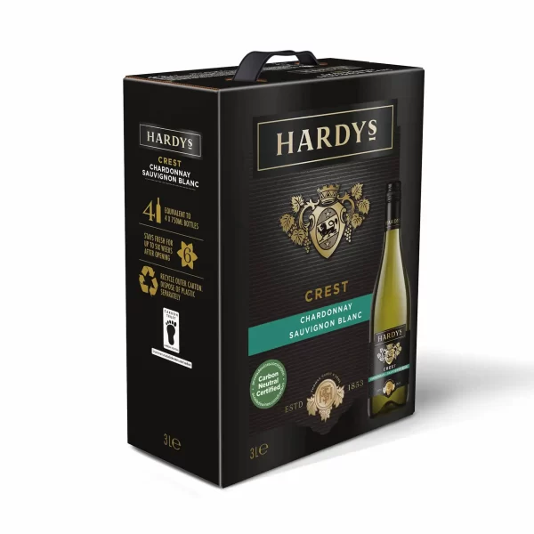 Hardy's Crest Chardonnay  Sauvignon Blanc 12.5%  3 l BIB