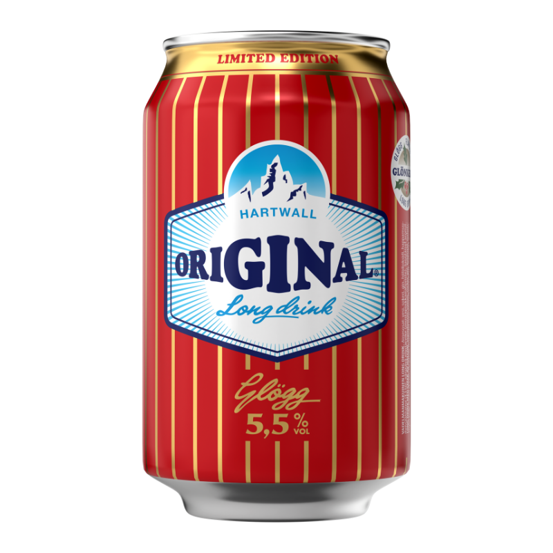 Hartwall GLÖGG Original Long Drink 5.5% 24×0.33 l